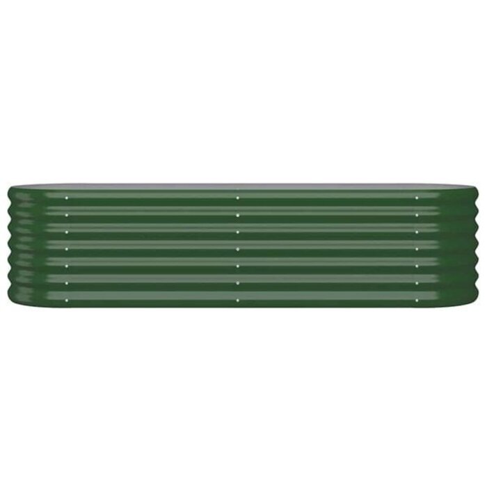 Vidaxl Hochbeet 152x40x36 cm aus verzinktem Stahl Grün - 32% Rabatt