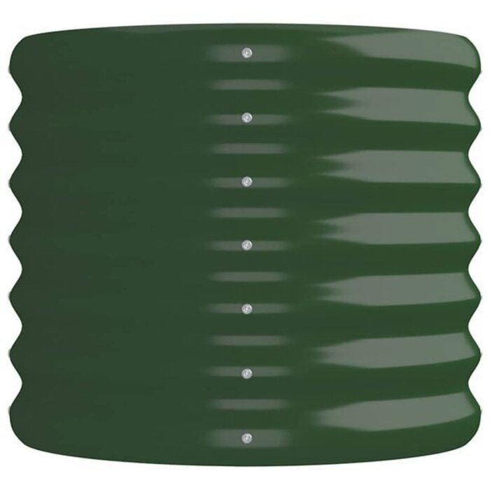 Vidaxl Hochbeet 152x40x36 cm aus verzinktem Stahl Grün - 32% Rabatt