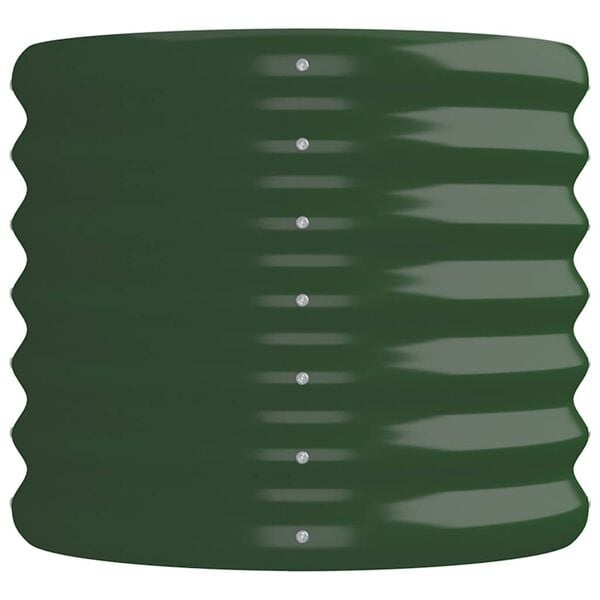 Vidaxl Hochbeet 152x40x36 cm aus verzinktem Stahl Grün - 32% Rabatt