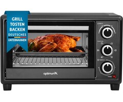 Mini-Backofen 20 L, 1380 W - Schwarz - 34% Rabatt - Outlet-Angebot