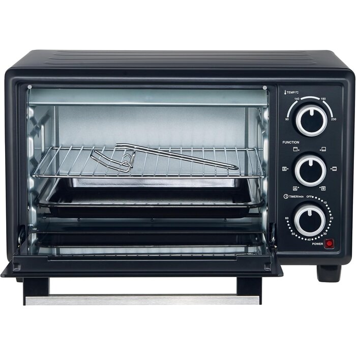 Mini-Backofen 20 L, 1380 W - Schwarz - 34% Rabatt - Outlet-Angebot
