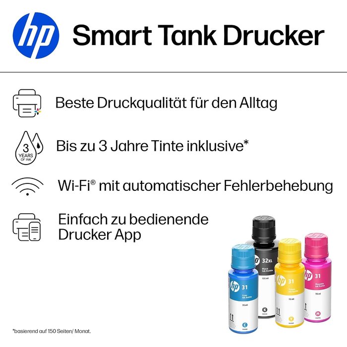 Hp Multifunktionsdrucker mit WLAN - 35% Rabatt - Ausgepackt & Guter Zustand