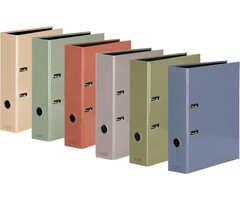 6x A4 Ordner Set Erdtöne 8 cm Rücken - 31% Rabatt