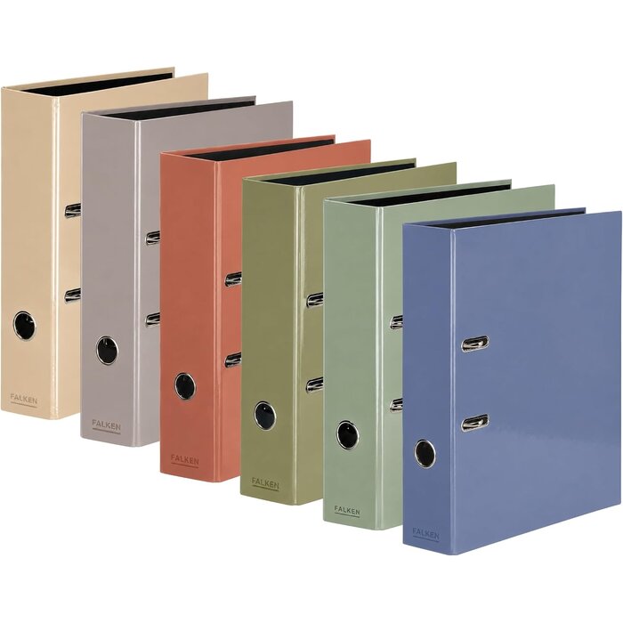6x A4 Ordner Set Erdtöne 8 cm Rücken - 31% Rabatt