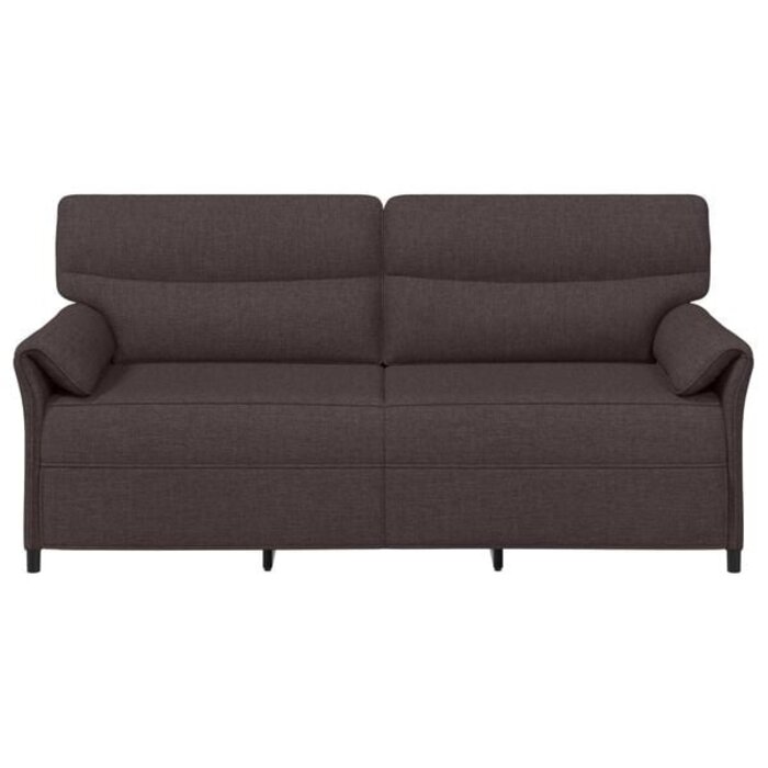 Vidaxl Modernes 3-Sitzer Sofa in Dunkelbraun - 35% Rabatt