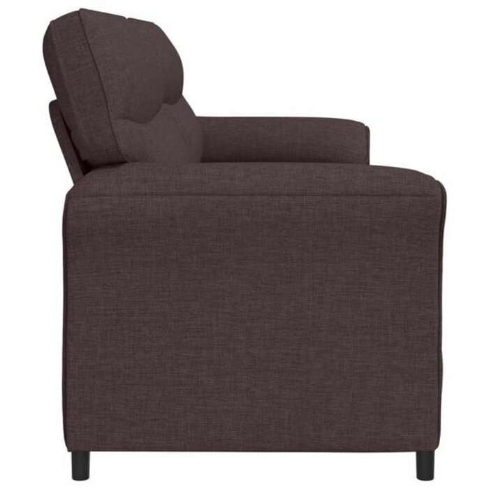 Vidaxl Modernes 3-Sitzer Sofa in Dunkelbraun - 35% Rabatt
