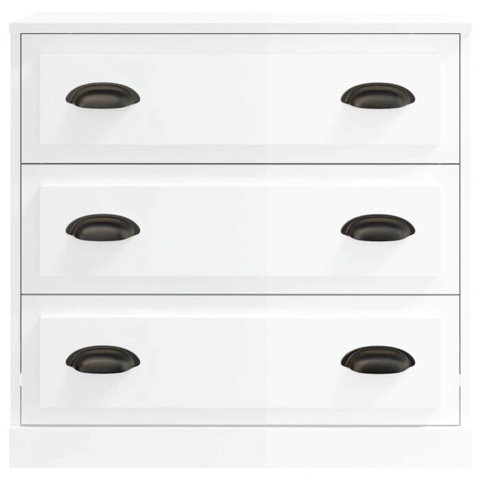 Vidaxl Sideboard 70x35,5x67,5 cm Hochglanz Weiß - 34% Rabatt