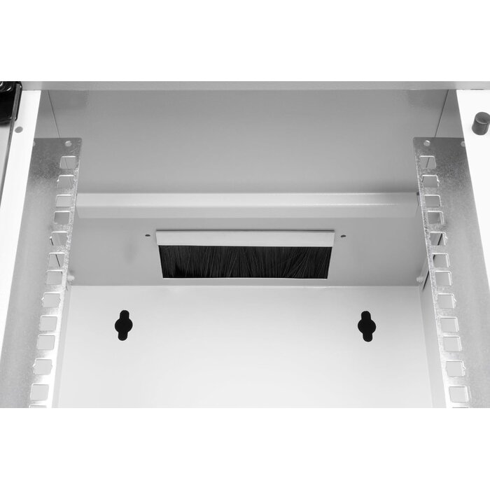 10-Zoll Wandnetzwerkschrank 9HE, 457x316x298 mm, Grau - 33% Rabatt