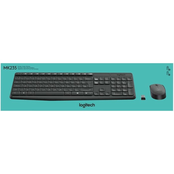 Logitech Kabelloses Tastatur- & Maus-Set QWERTY - 31% Rabatt auf Retourenware