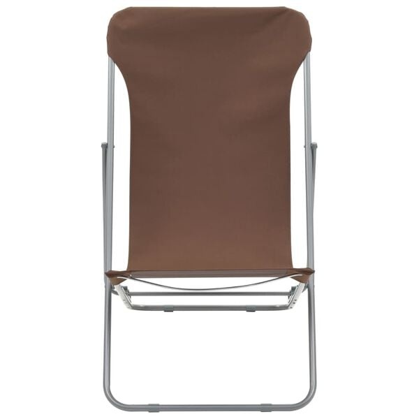Vidaxl 2er Set Klappstühle Braun - 33% Rabatt - Strand & Camping