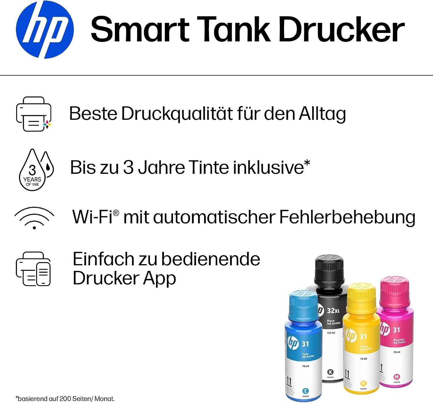 Hp Multifunktionsdrucker Smart Tank 7005 A4 - 35% Rabatt