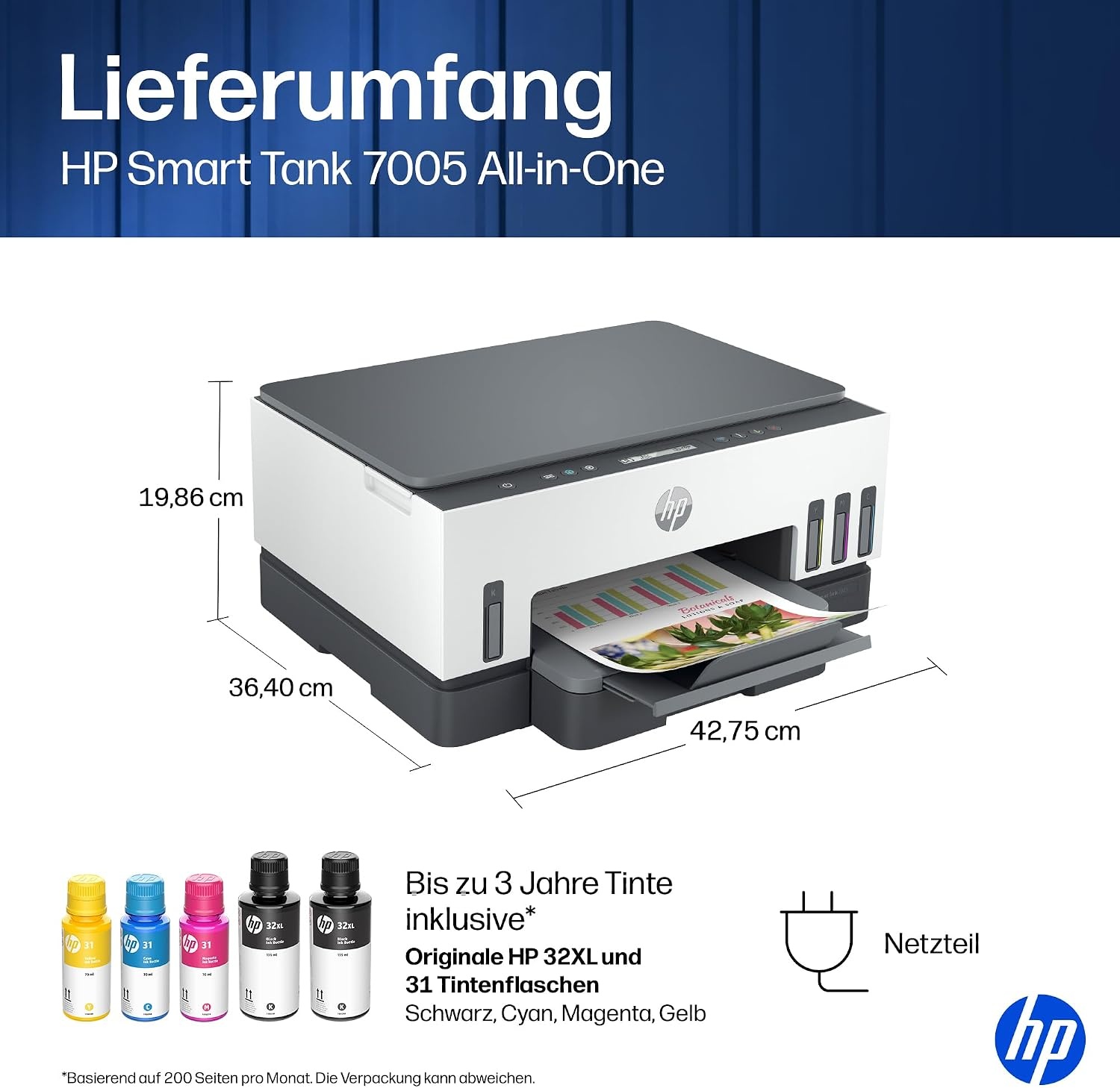 Hp Multifunktionsdrucker Smart Tank 7005 A4 - 35% Rabatt