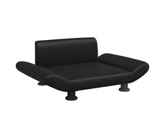 Vidaxl Luxus-Hundebett Kunstleder Schwarz 70x45cm - 34% Rabatt