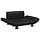 Luxus-Hundebett Kunstleder Schwarz 70x45cm - 34% Rabatt