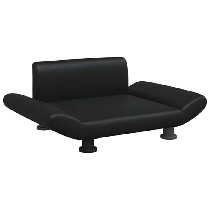 Vidaxl Luxus-Hundebett Kunstleder Schwarz 70x45cm - 34% Rabatt