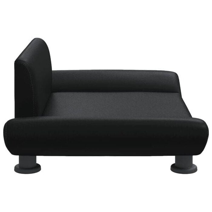 Vidaxl Luxus-Hundebett Kunstleder Schwarz 70x45cm - 34% Rabatt
