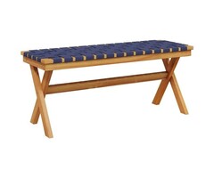 Vidaxl Gartenbank Akazienholz dunkelblau, 100cm - 34% Rabatt - Ausgepackt