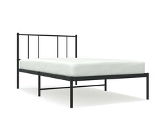 Vidaxl Metall-Bettgestell 100 x 190 cm Schwarz - 33% Rabatt