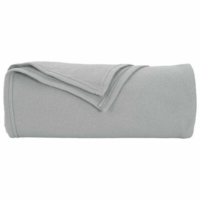Vidaxl Kuschelige Fleece-Wohndecke Grau 200 x 150 cm - 30% Rabatt