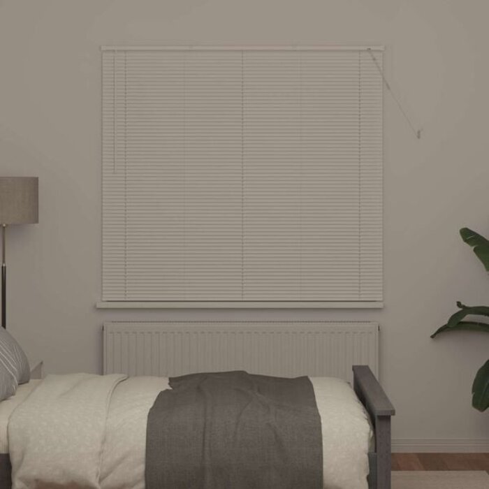 Vidaxl PVC Jalousie 150 x 130 cm, Weiß, 25 mm Lamellen - 33% Rabatt