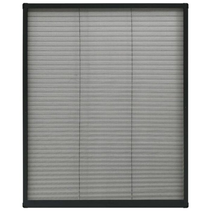 Vidaxl Plissee-Insektenschutzrollo 80x100 cm Anthrazit - 32% Rabatt
