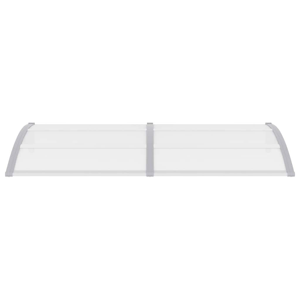 Vidaxl Türvordach 200x100 cm Polycarbonat Grau - 34% Rabatt - Ausgepackt
