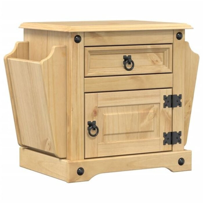Vidaxl Nachtschrank Corona Kiefer massiv 45x35cm - 34% Rabatt