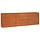 Großes Cortenstahl Hochbeet 240 x 40 x 77 cm - 34% Rabatt - Rostige Optik