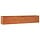 Hochbeet Pflanzkasten Cortenstahl 240x40x45cm - 34% Rabatt