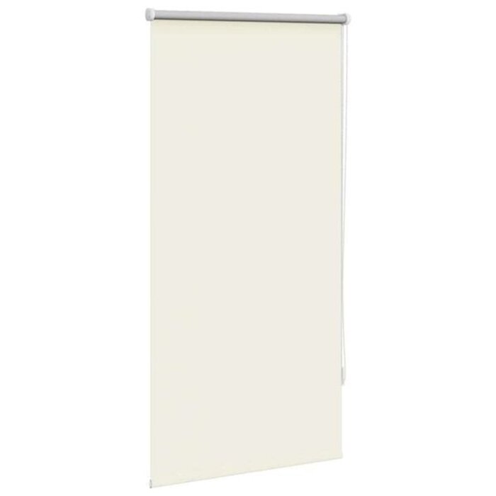 Verdunkelungsrollo 60x120 cm Cremeweiß mit Thermobeschichtung - 30% Rabatt