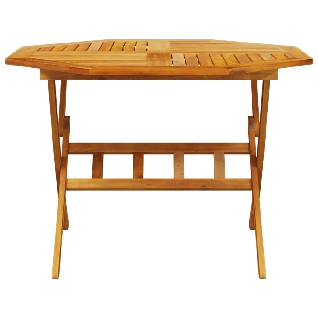 Klapptisch für den Garten Ø110 cm Akazienholz - 35% Rabatt