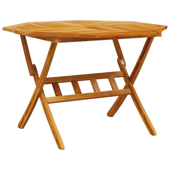 Klapptisch für den Garten Ø110 cm Akazienholz - 35% Rabatt