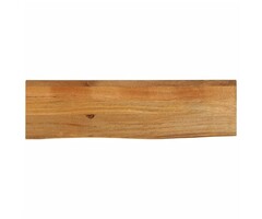 Vidaxl Massivholz-Tischplatte Mangoholz mit Naturkante 110x20x2,5cm - 28% Rabatt