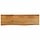 Massivholz-Tischplatte Mangoholz mit Naturkante 110x20x2,5cm - 28% Rabatt