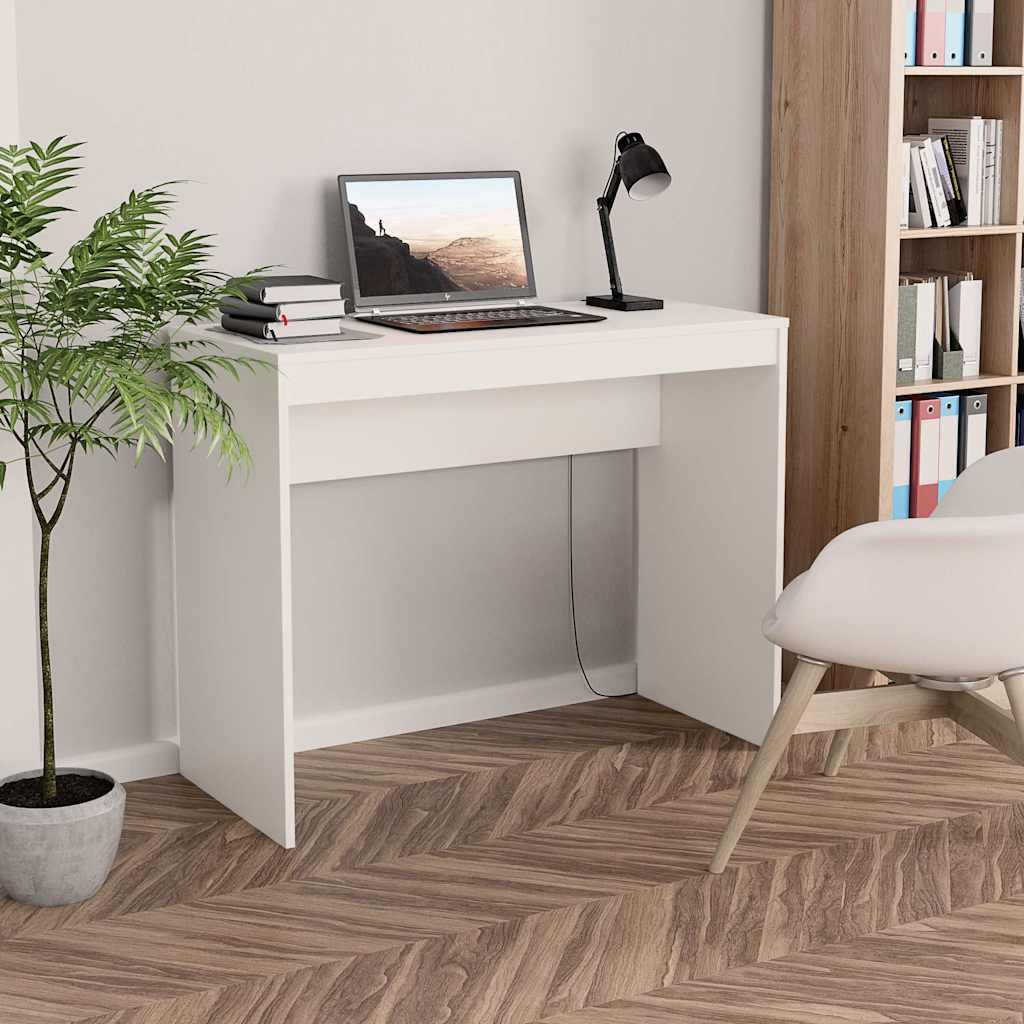 Moderner Schreibtisch Weiß 90x40x72 cm - 33% Rabatt