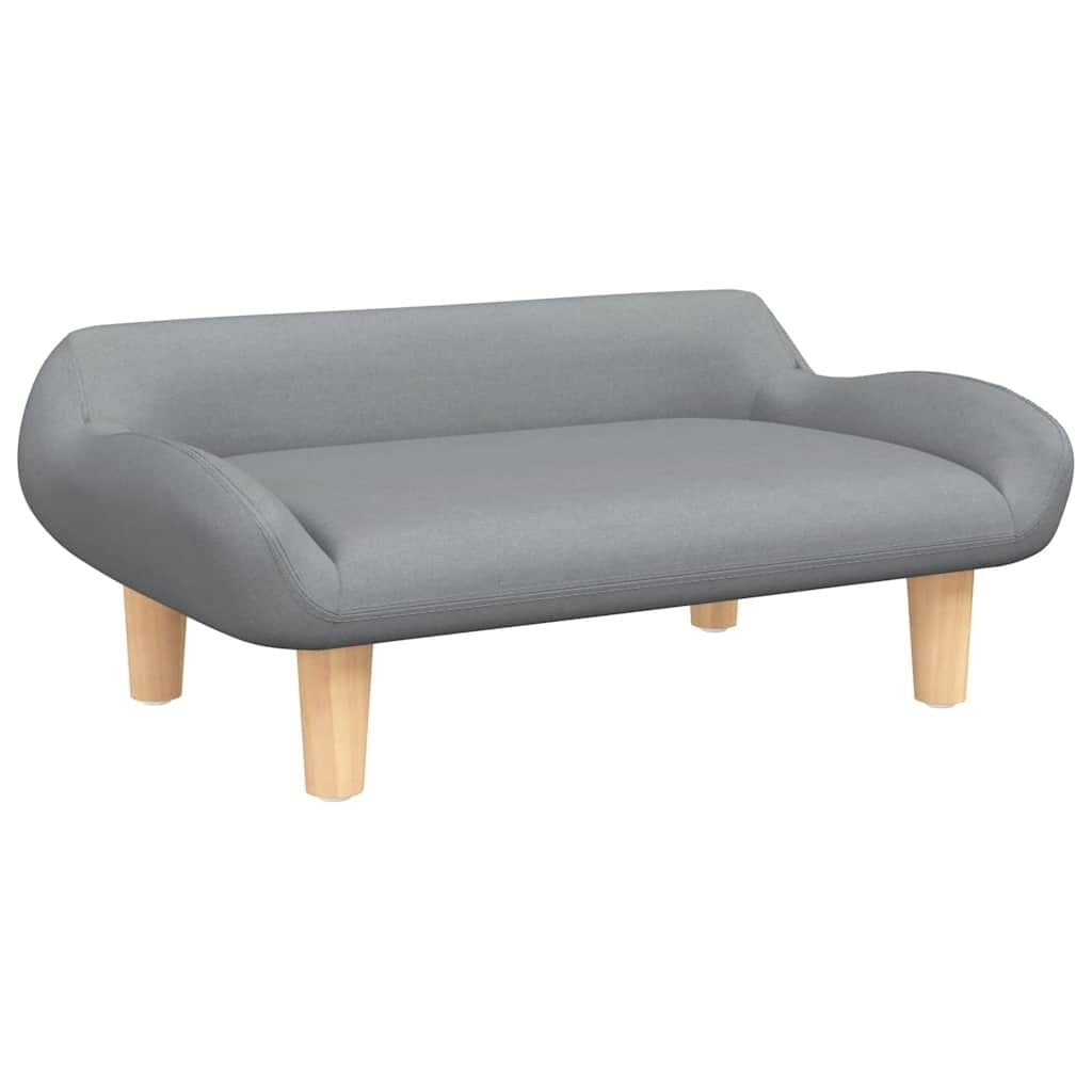 Gemütliches Hundesofa in Hellgrau 70x40x24 cm - 33% Rabatt