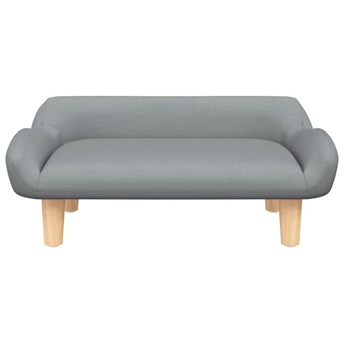 Gemütliches Hundesofa in Hellgrau 70x40x24 cm - 33% Rabatt