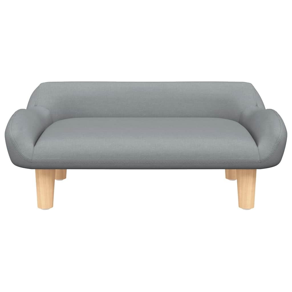 Gemütliches Hundesofa in Hellgrau 70x40x24 cm - 33% Rabatt