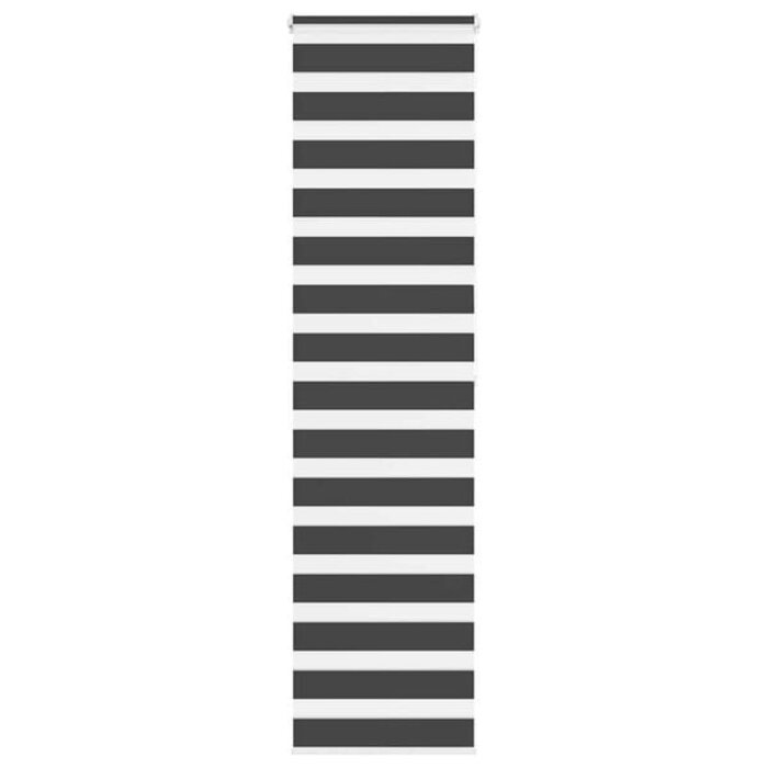 Doppelrollo Zebra-Rollo 60x200 cm Schwarz - 29% Rabatt