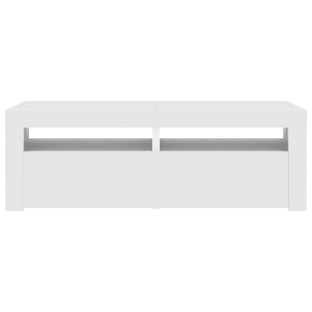 TV-Board in Weiß mit RGB LED - 120 cm - 34% Rabatt - Ausgepackt