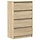 Moderne Kommode Sonoma-Eiche 60x98,5 cm - 34% Rabatt