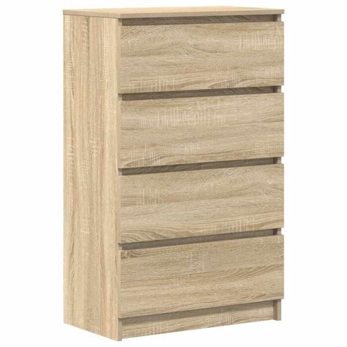 Moderne Kommode Sonoma-Eiche 60x98,5 cm - 34% Rabatt