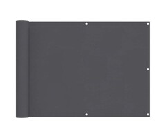Balkonbespannung 75 x 600 cm Anthrazit - 31% Rabatt
