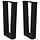 Couchtischbeine V-Form Stahl Schwarz 28x43cm - 33% Rabatt