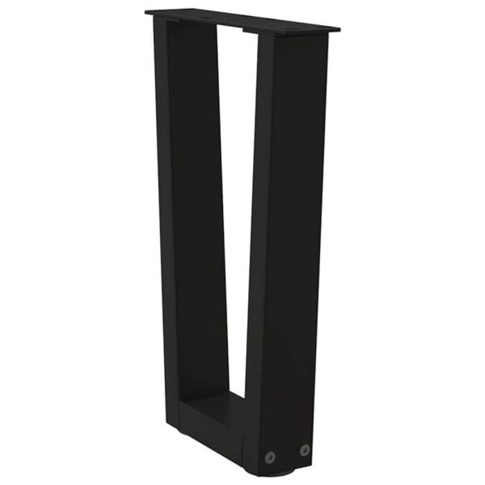 Couchtischbeine V-Form Stahl Schwarz 28x43cm - 33% Rabatt