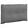 Rückenkissen dunkelgrau 80x50x19cm Wit grijs S - 31% Rabatt