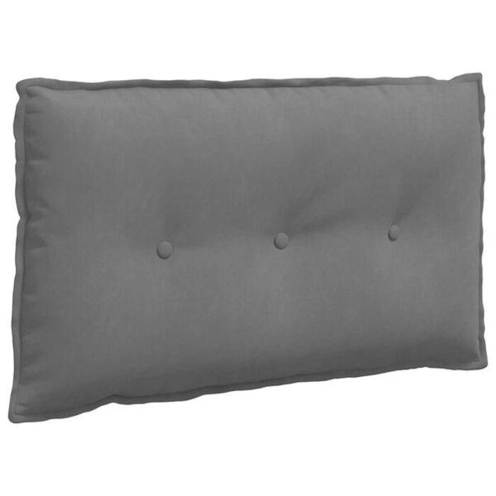 Rückenkissen dunkelgrau 80x50x19cm Wit grijs S - 31% Rabatt