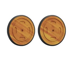 Ersatzräder für Sonnenliegen Akazie 20,5 cm, 2er Set - 30% Rabatt
