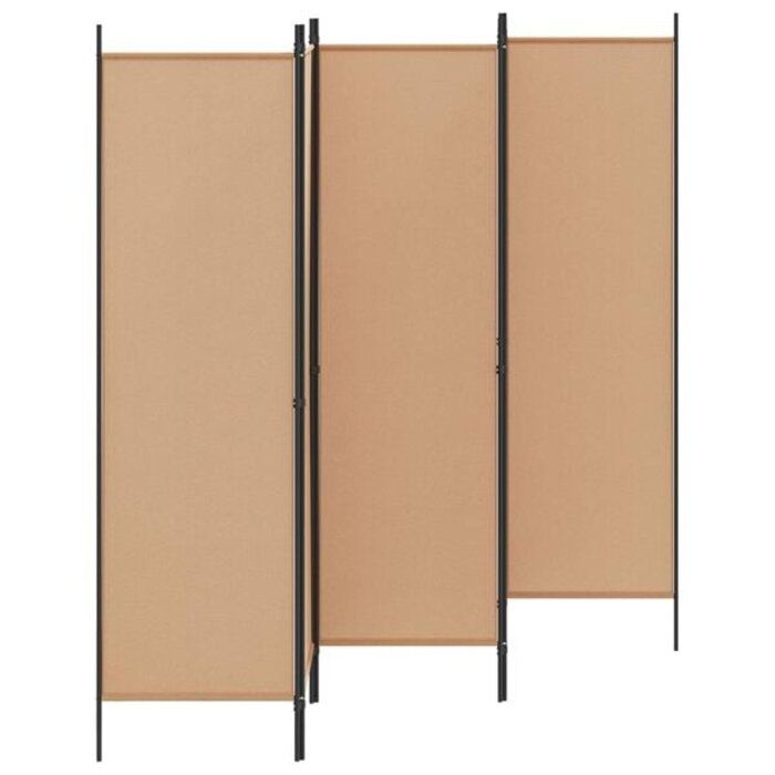 Vidaxl 5-Panel Raumteiler beige 250 x 180 cm - 32% Rabatt