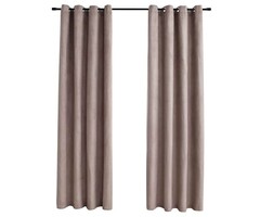 Vidaxl Verdunkelungsvorhang Set 140x225 cm, Taupe - 32% Rabatt
